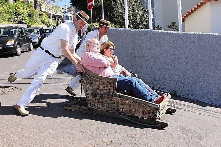 Monte Toboggan Sledge Ride in Funchal — Private Half‑Day Carreiros do Monte Experience photo 2