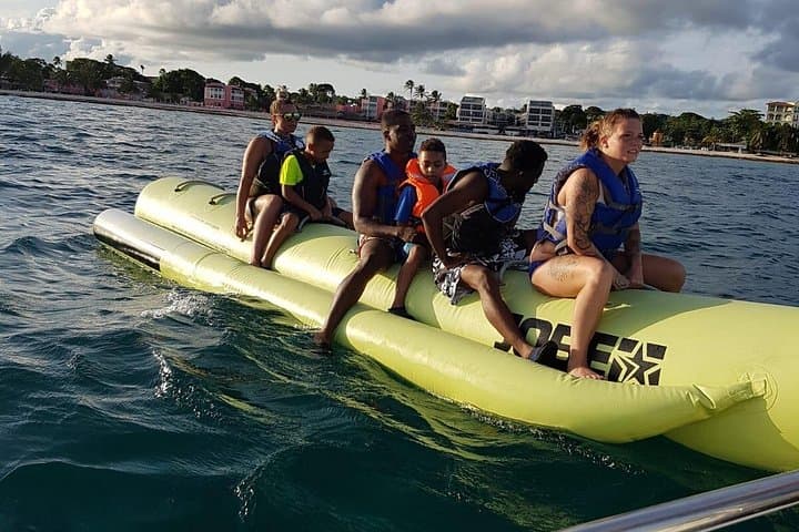 Inflatable Toy Rides on Barbados West Coast — Big Mable & Airhead Coastal Thrills photo 4
