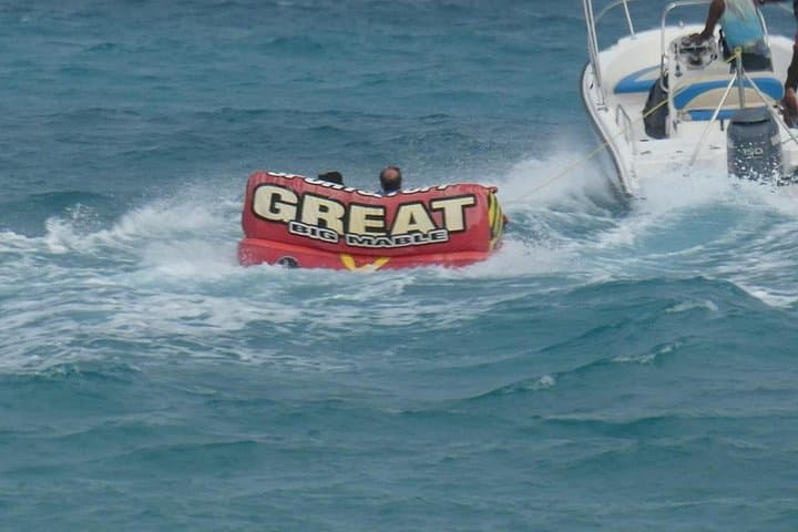 Inflatable Toy Rides on Barbados West Coast — Big Mable & Airhead Coastal Thrills photo 3