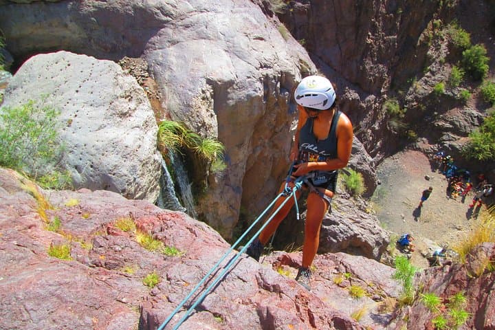 Potrerillos Trek & Rappel to Cascada del Angel — Family-Friendly Andes Day Trip from Mendoza