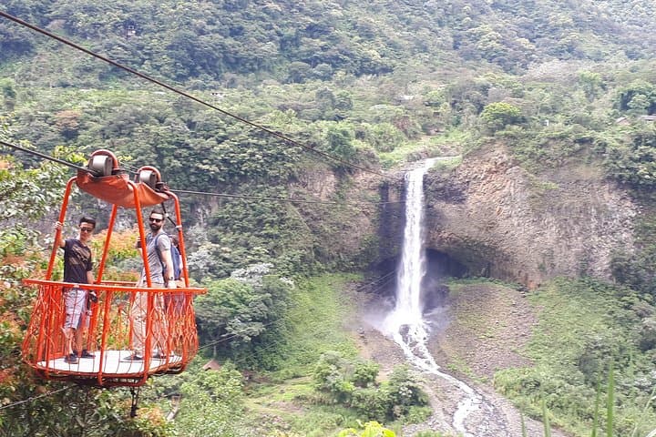 Full Day Baths in Baños — Waterfalls, Swing of the End of the World & Zipline Thrills photo 2