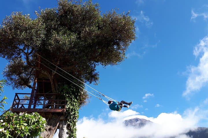 Full Day Baths in Baños — Waterfalls, Swing of the End of the World & Zipline Thrills photo 6