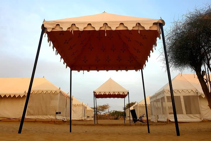 Jaisalmer Desert Camel & Jeep Safari with Luxury Swiss Tent Stay