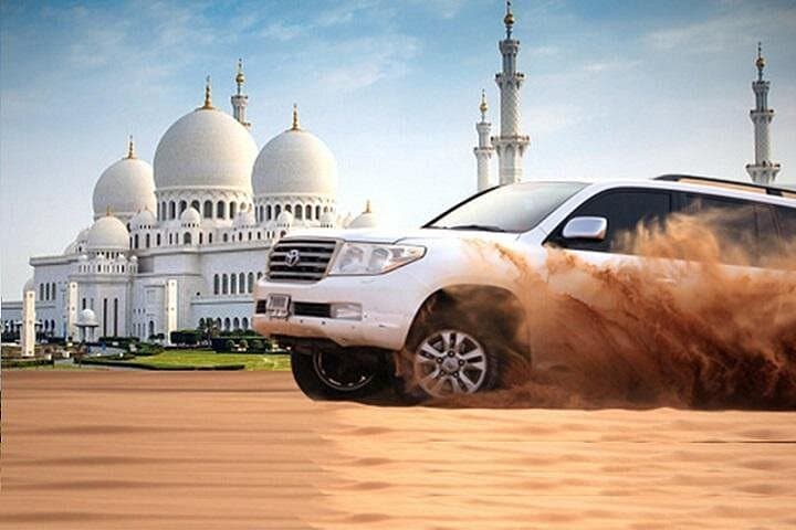 Sheikh Zayed Grand Mosque and Dubai Evening Desert Safari Combo: Mosque Visit, Dune Bashing & Bedouin Camp photo 2