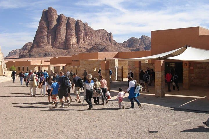 Exploring Wadi Rum: Day Tour to Burdah Rock Bridge, Khazali Canyon & Lawrence's Spring photo 2