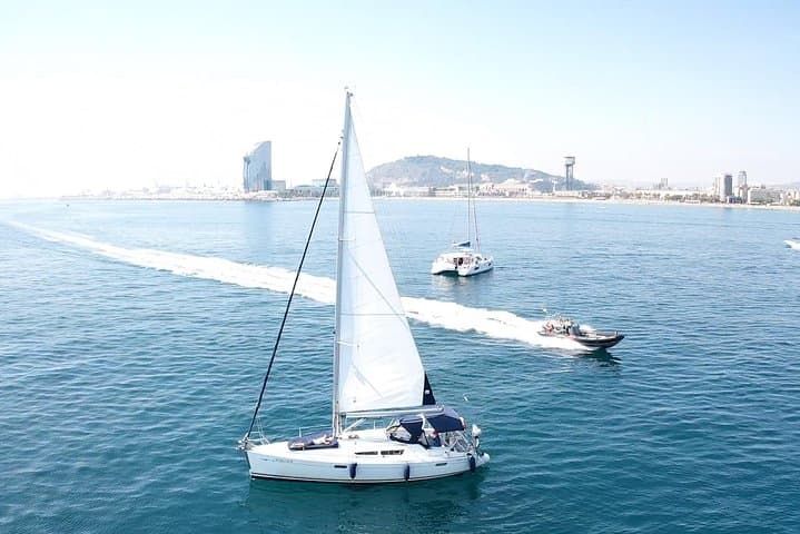 Barcelona Private 2-Hour Boat Tour with Cava, Snacks & Swim Stops photo 6
