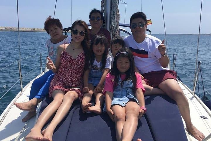 Barcelona Private 2-Hour Boat Tour with Cava, Snacks & Swim Stops