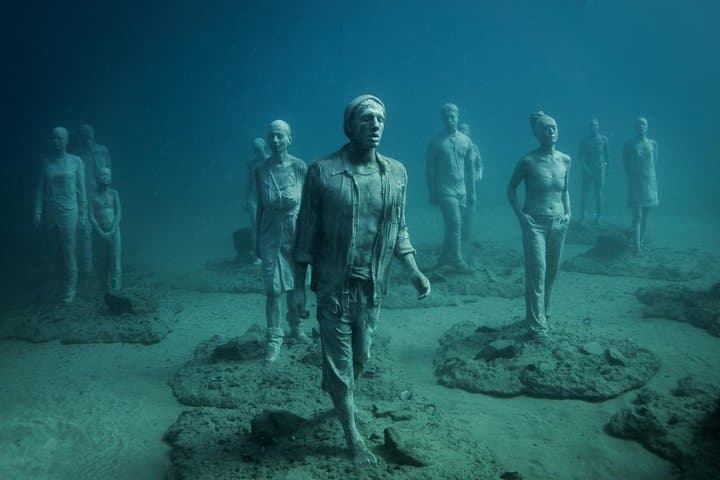 Museo Atlantico Underwater Sculpture Dive — Lanzarote's Submerged Art Park photo 5