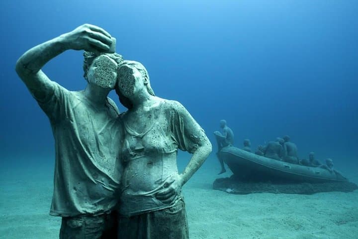 Museo Atlantico Underwater Sculpture Dive — Lanzarote's Submerged Art Park photo 3