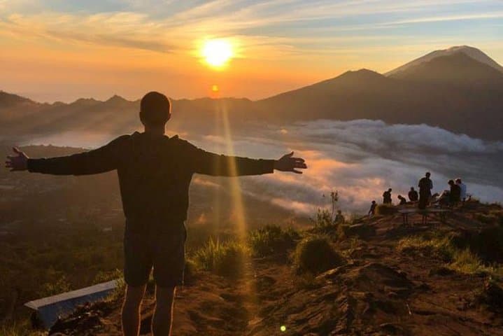Batur Volcano Trek: Sunrise Summit and Hot Springs from Ubud