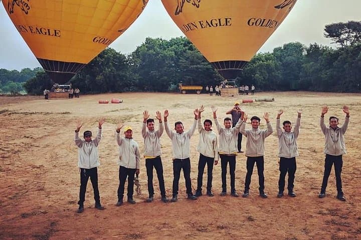 Sunrise Hot Air Balloon Over Bagan — Golden Eagle Ballooning Myanmar photo 4