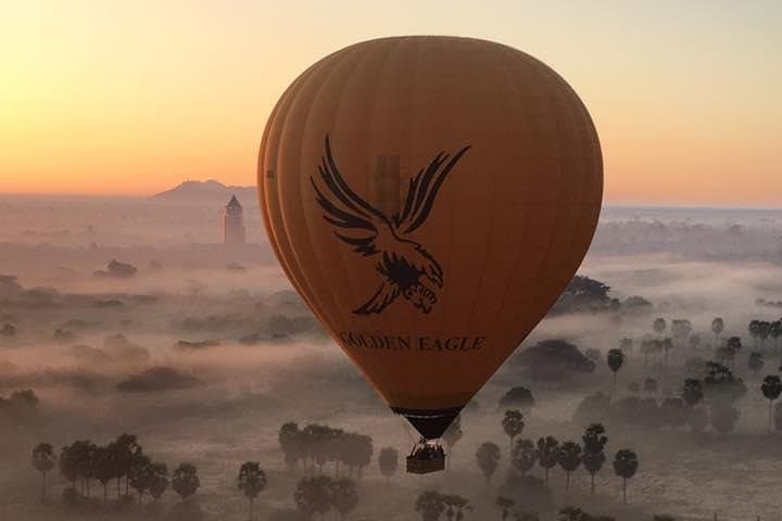 Sunrise Hot Air Balloon Over Bagan — Golden Eagle Ballooning Myanmar photo 3