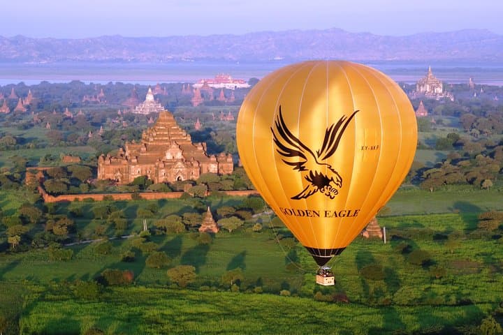 Sunrise Hot Air Balloon Over Bagan — Golden Eagle Ballooning Myanmar