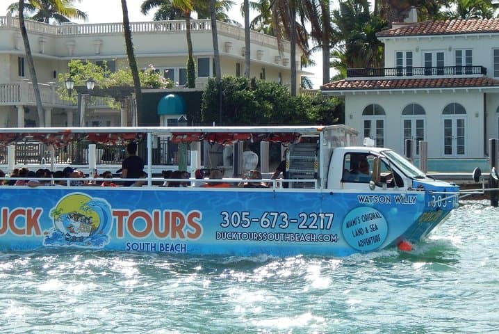 Miami Duck Boat Tour — South Beach Splash & Millionaire's Row Sightseeing