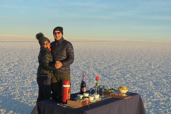 Uyuni Salt Flats Sunset & Stargazing Private Tour — Reflections Under the Milky Way photo 3