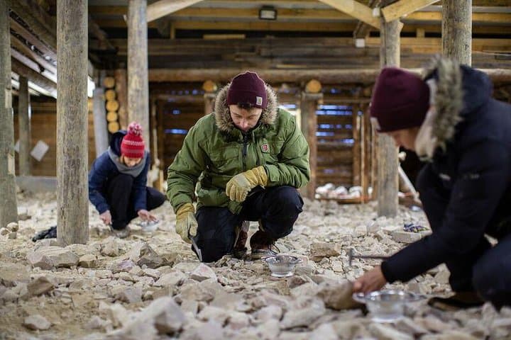 Dig for Amethyst at Lampivaara: Luosto Snow‑Train Gem‑Mining Experience photo 3