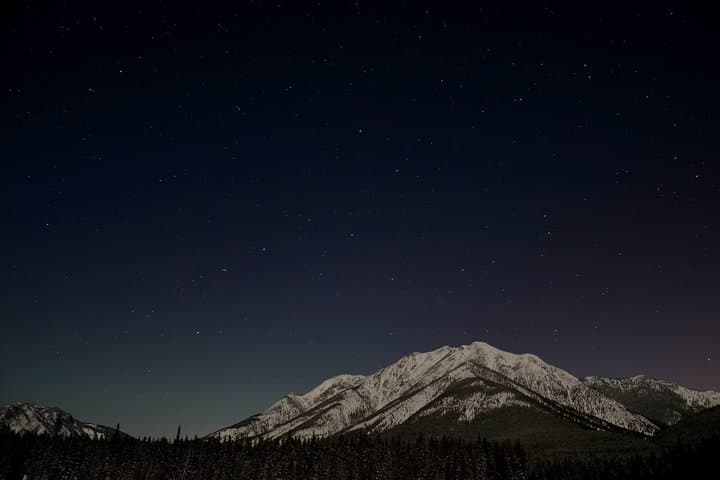 Full Moon Snowshoe Tour Near Canmore — Moonlit Meadow Snowshoeing photo 1