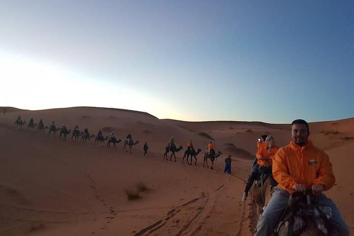 Sunset Camel Ride in Merzouga Dunes from Erfoud