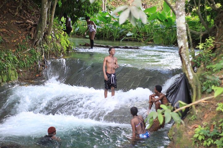 Benta River Falls & Rick's Cafe Day Adventure from Trelawny — Swim Natural Jacuzzis and Watch Cliff Divers photo 5