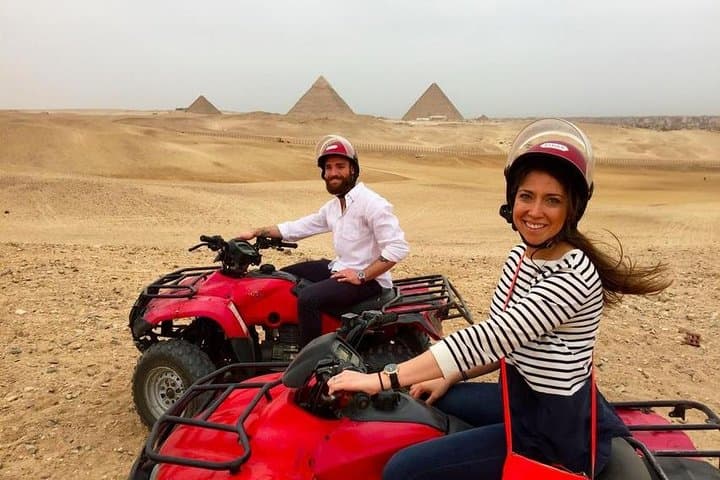 Quad Bike Tour Around the Giza Pyramids: Desert ATV Adventure from Cairo
