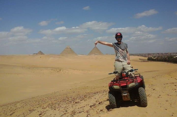 Quad Bike Tour Around the Giza Pyramids: Desert ATV Adventure from Cairo photo 2