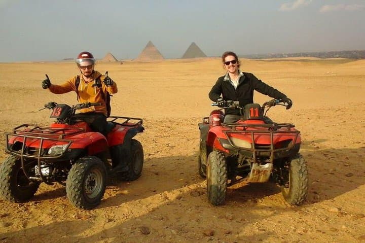 Quad Bike Tour Around the Giza Pyramids: Desert ATV Adventure from Cairo photo 3