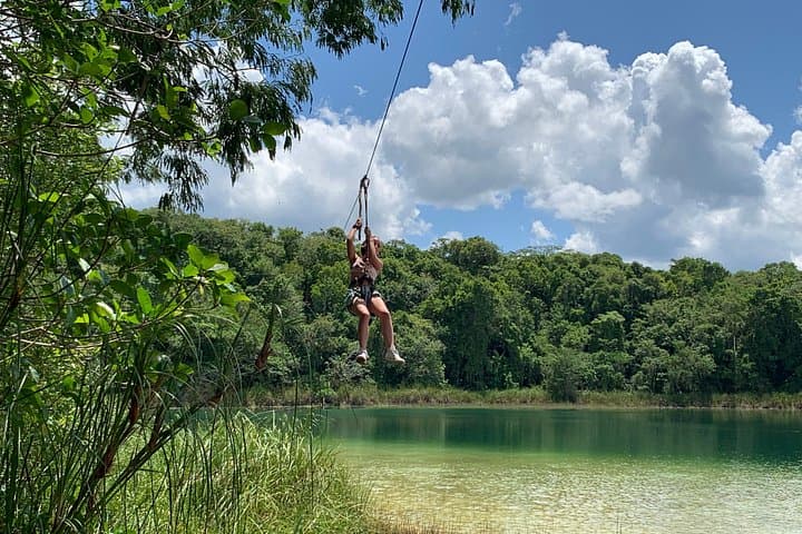 Coba Ruins & Punta Laguna Monkey Reserve Day Tour from Tulum — Kayak, Zipline and Cenote Swim photo 4