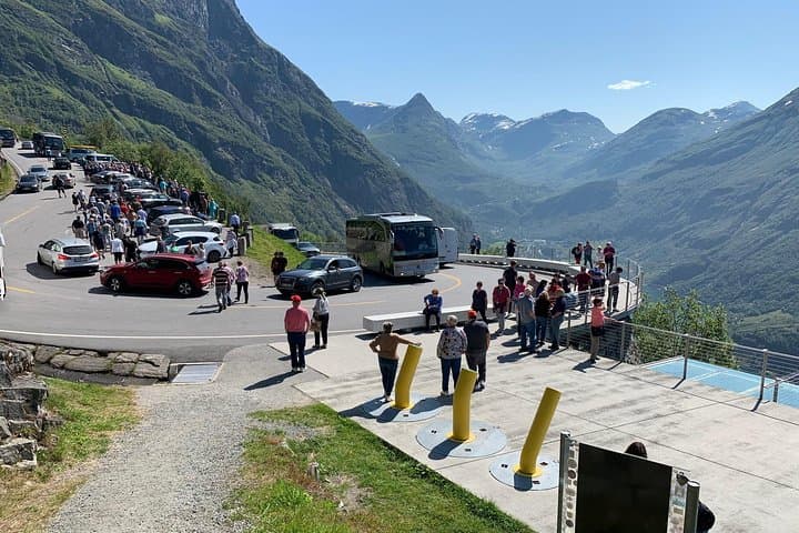 Geiranger Private Panoramic Minibus Tour — Eagle Road, Waterfalls & Fjord Views photo 2