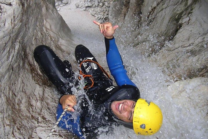 Canyoning Fratarica: Rappels, Jumps and the 45m Parabola Descent