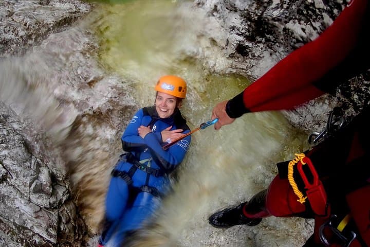 Canyoning Fratarica: Rappels, Jumps and the 45m Parabola Descent photo 4
