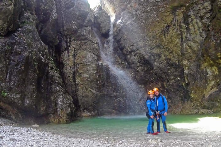 Canyoning Fratarica: Rappels, Jumps and the 45m Parabola Descent photo 5