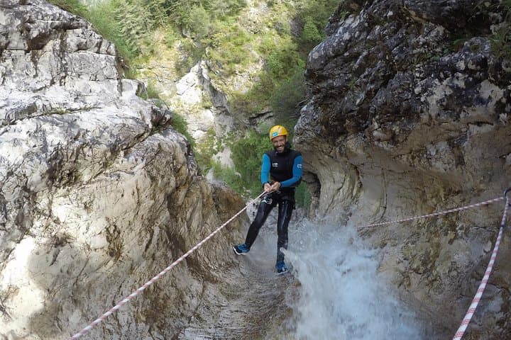 Canyoning Fratarica: Rappels, Jumps and the 45m Parabola Descent photo 6
