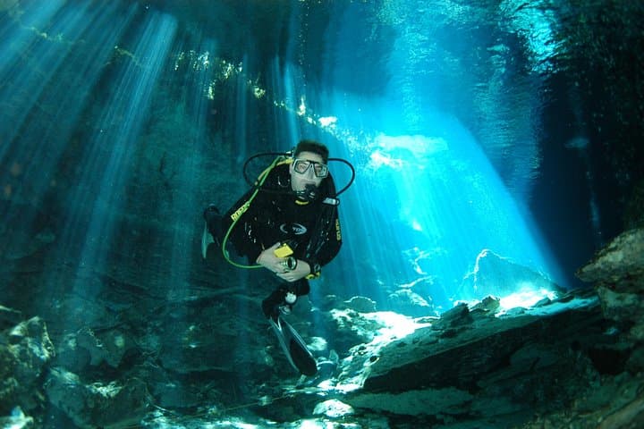 Cenotes 2-Tank Dive from Playa del Carmen — Dos Ojos & Chac-Mool Cavern Experience photo 5