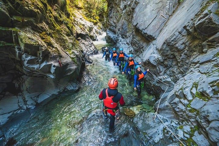 Queenstown Half-Day Canyoning Adventure — Abseil, Zipline & Waterfalls
