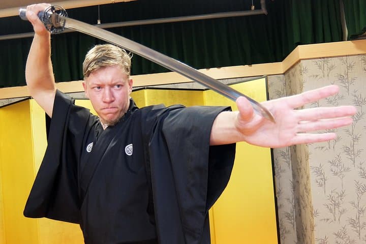 Samurai for a Day in Kyoto: Kenbu, Sword Etiquette & Costume Photo Experience photo 1