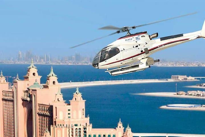 Dubai VIP Helicopter Tour and Atlantis Saffron Dinner