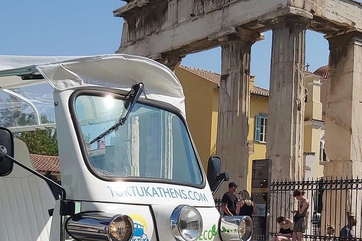 Athens by Night: Electric Tuk Tuk Tour of Plaka & City Sights photo 1