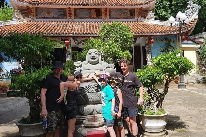 Marble Mountain & Hoi An Village Experience — Basket Boats, Buffalo Rides & Lantern Making photo 5