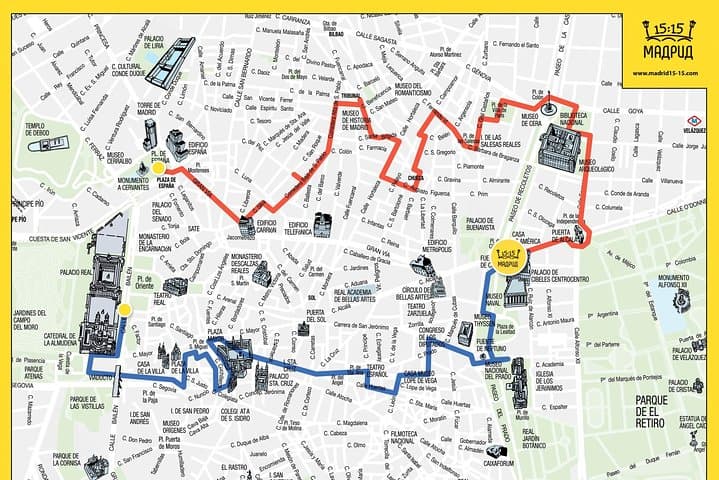Madrid Afternoon Panorama: 15:15 City Sightseeing Tour