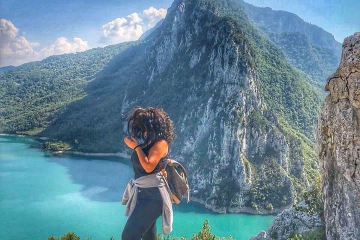 Hike Gamti Mountain & Bovilla Lake: Day Hike from Tirana with Canyon Swim