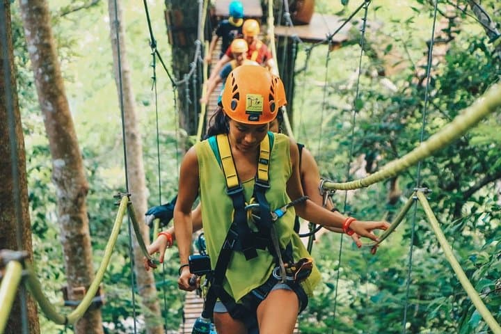 Phuket Zipline Adventure: 32 Platforms, Roller Zip, Skywalk and 400m Line