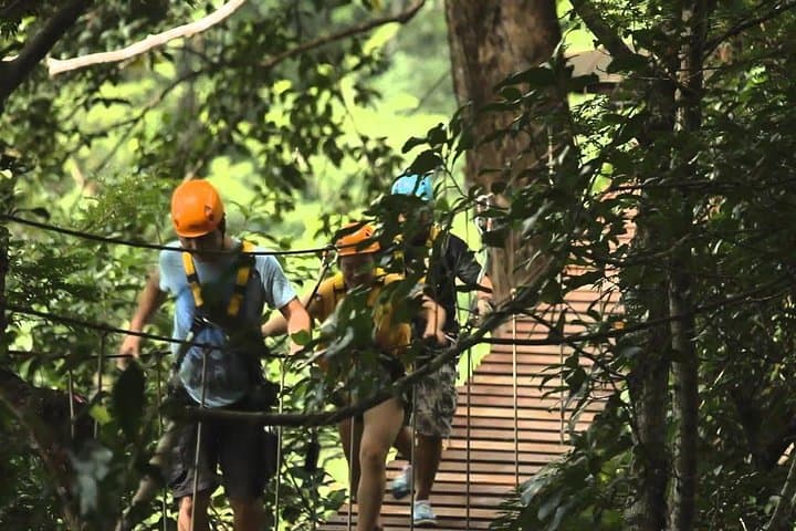 Soaring Above Phuket Rainforest: Flying Hanuman Zipline with Private Transfer