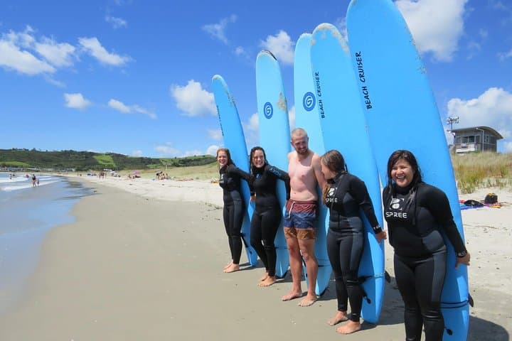 Beginner Surf Lesson at Te Arai Beach — Learn to Ride Auckland's Gentle Waves photo 2