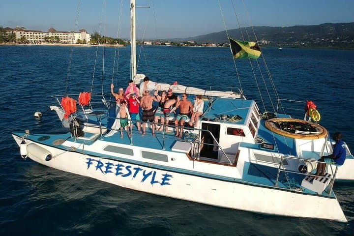 Catamaran Snorkel & Dunn's River Falls Day Trip from Montego Bay photo 3