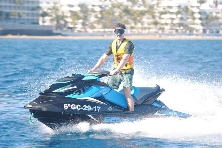 Individual Jet Ski in Playa Chica, Lanzarote — 20-Minute Ocean Ride