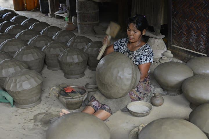 Full-Day Twante Pottery Village Adventure from Yangon