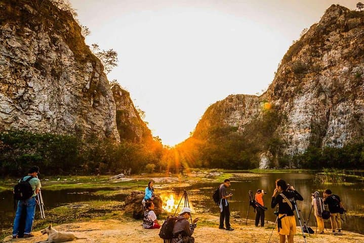 Ratchaburi Day Trip from Bangkok: Hot Springs, Khao Ngu & Vintage Farm photo 1