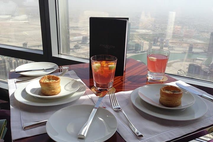 Dinner at Atmosphere Burj Khalifa & Dubai by Night: VIP Sky-High Dining and City Tour photo 4