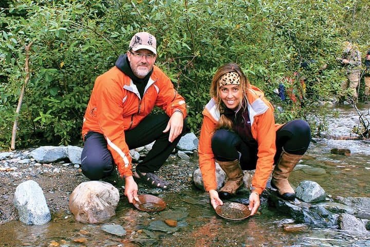 Juneau Gold Panning at Gold Creek — Historic Gold Mining Experience