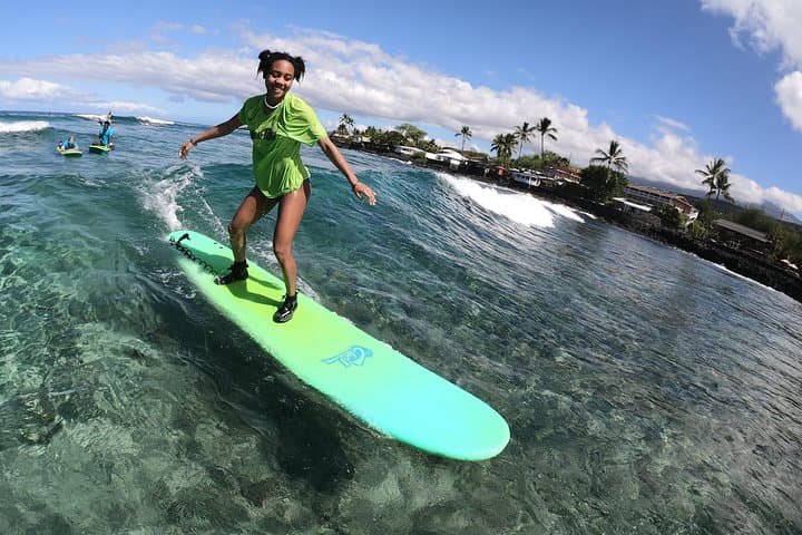 Private Surf Experience at Kahalu'u Beach Park — Learn on Kona's Gentle Reef Breaks photo 2